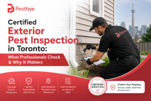 Certified Exterior Pest Inspection in Toronto: What Professionals Check & Why It Matters